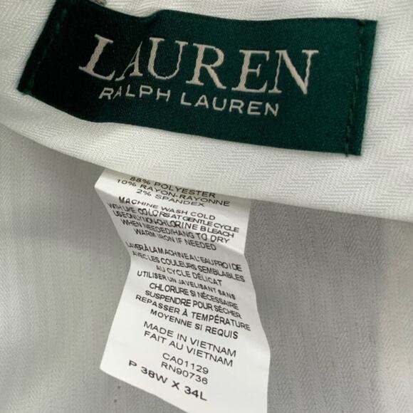 Lauren Ralph Lauren Ultraflex Dress Pants Mens 38WX34L Classic Fit Brown NWT - Picture 15 of 15